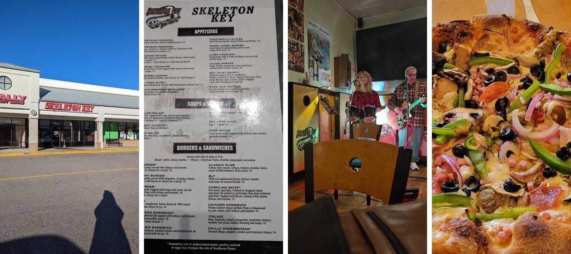 Skeleton Key Bar and Grille Menu
